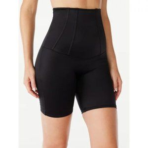 Sofia Intimates by Sofia Vergara Silky Black Sexy Waist Corset Thigh Shaper S